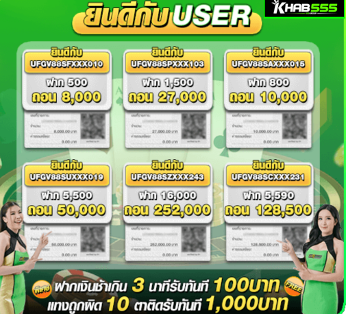 โบนัสแตกกับ khab555